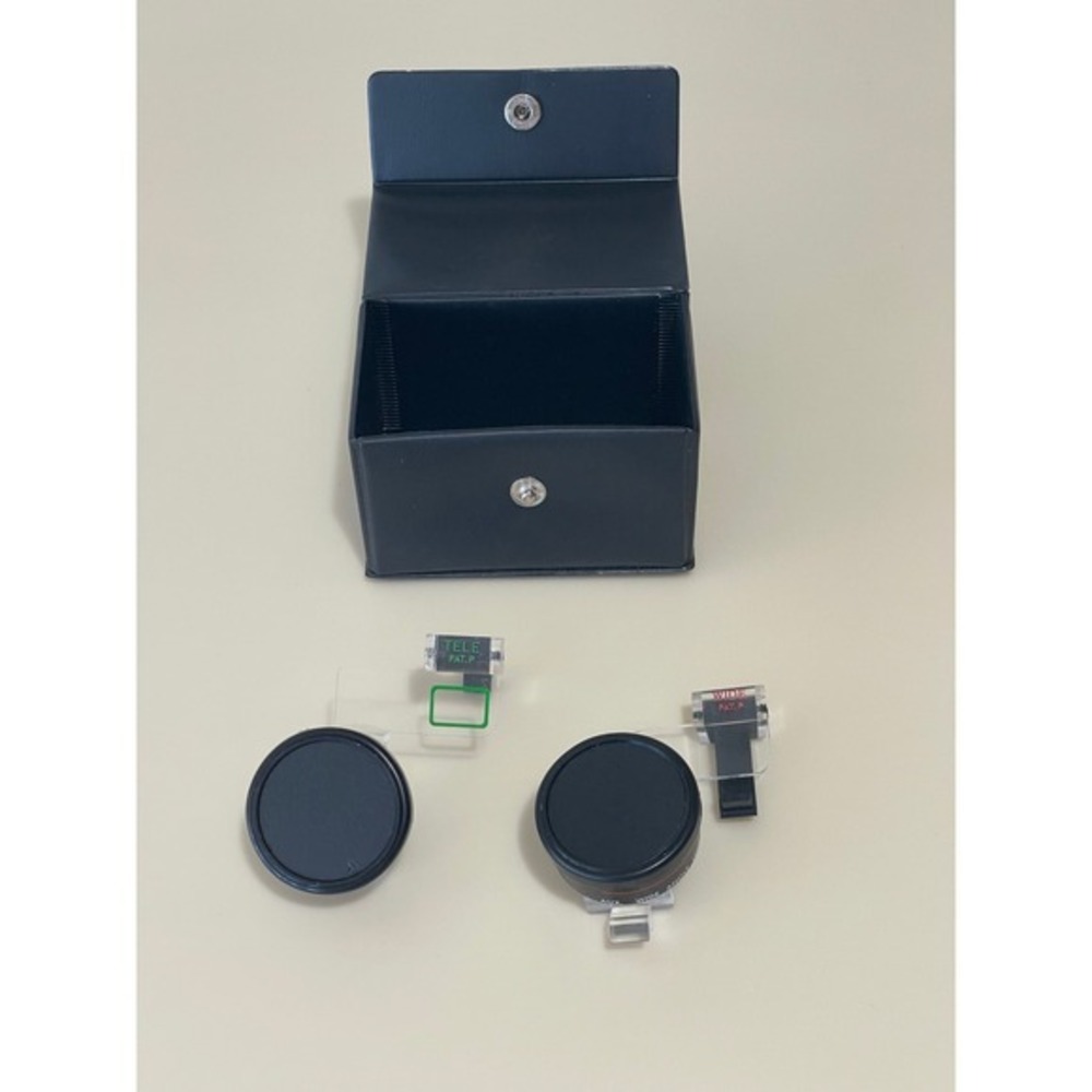 Qualide Auxiliary Telephoto and Wide Angle Lens Set with Case Made in Japan
